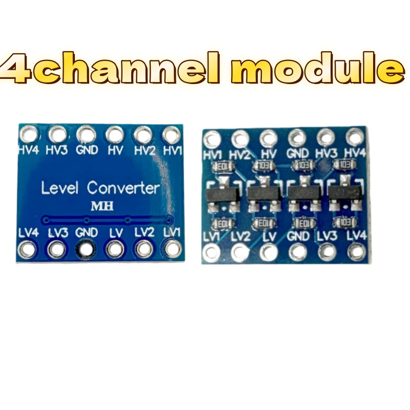 Level Shifter 3.3V - 4-Channel Logic Level Converter Module Bidirectional