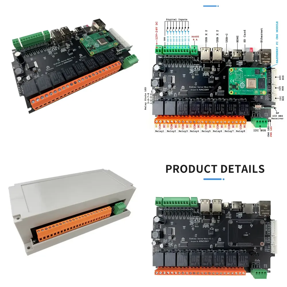 Home Automation Raspberry Pi - KinCony Raspberry Pi - Server Mini