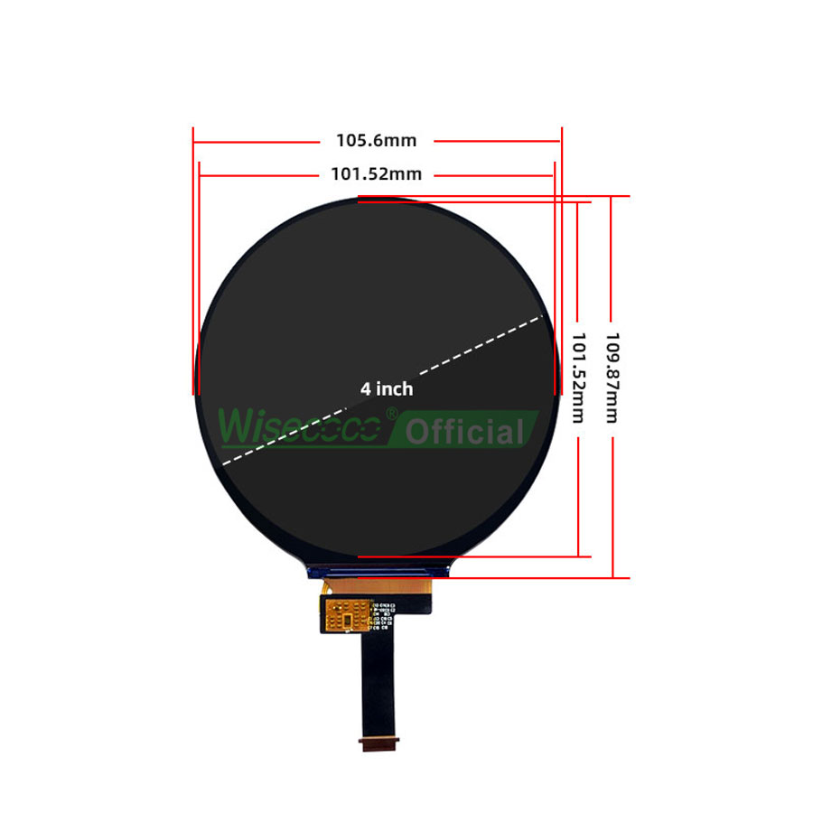 Wisecoco 4 Inch Round LCD Disp - Home Automation Raspberry Pi review and price