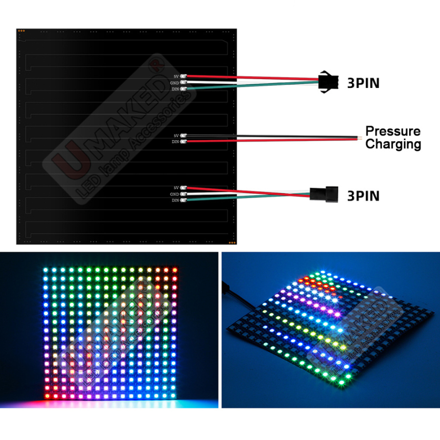 2pcs WS2812B Individually Addr - Rgb Led Matrix 8X8 review and price