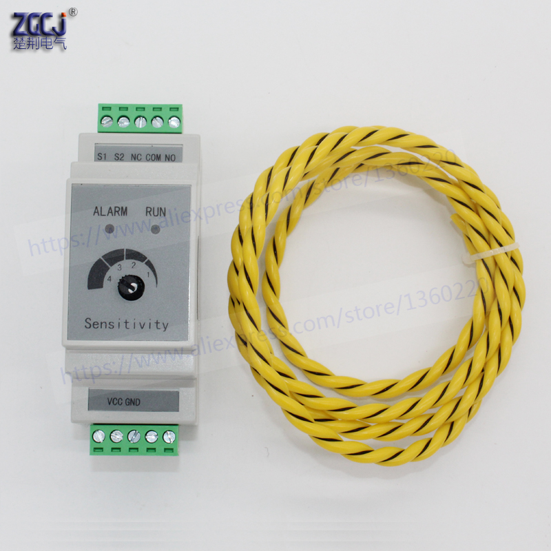 with 2m sensor wire 35mm Din l - Water Leak Detector Wired review and price
