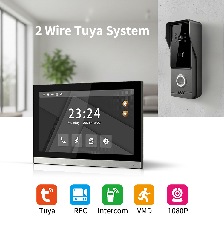 2 Wire Video Intercom System 1 - Smart Doorbell Wired review and price