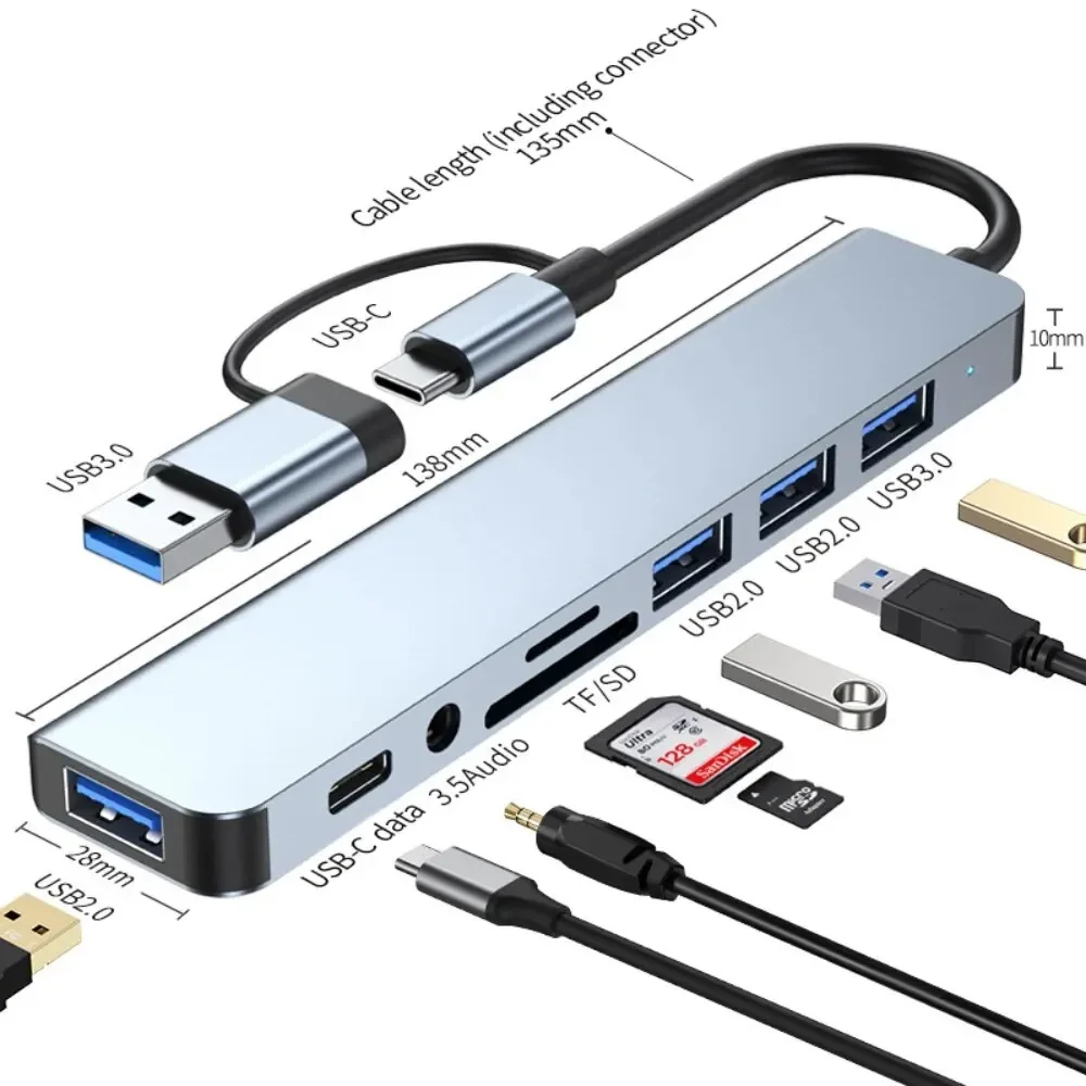 8 In 2 USB-C Hub With 3.0 SD/T - Home Assistant Sd review and price