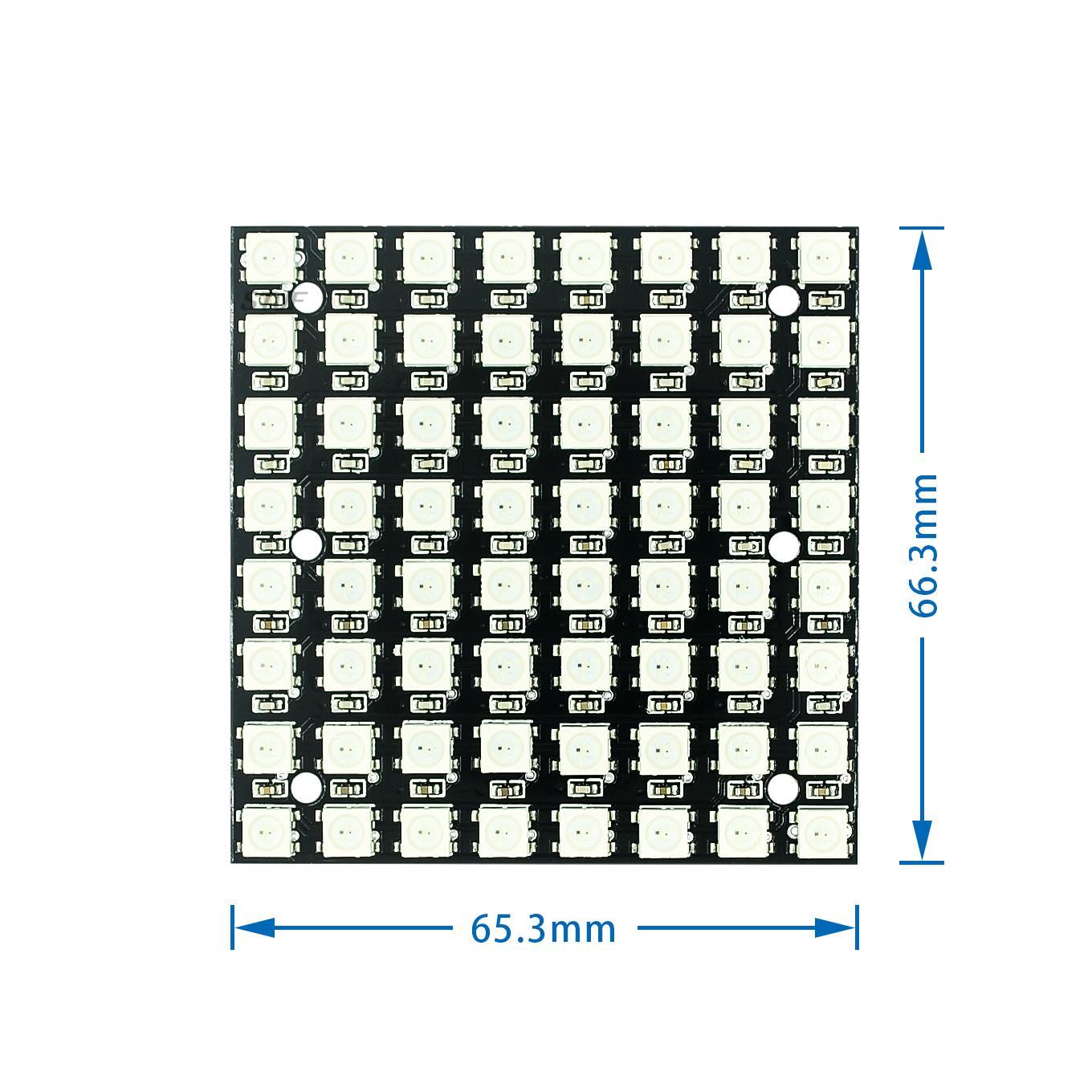 WS2812 LED 5050 RGB 8x8 4 16 2 - Rgb Led Matrix 8X8 review and price