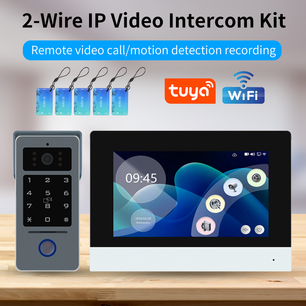 Tuya Wifi 7/10 Inch Video Inte - Smart Doorbell Wired review and price
