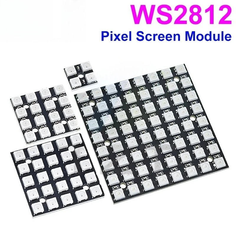 NEW WS2812 LED 5050 RGB 8x8 LE - Rgb Led Matrix 8X8 review and price