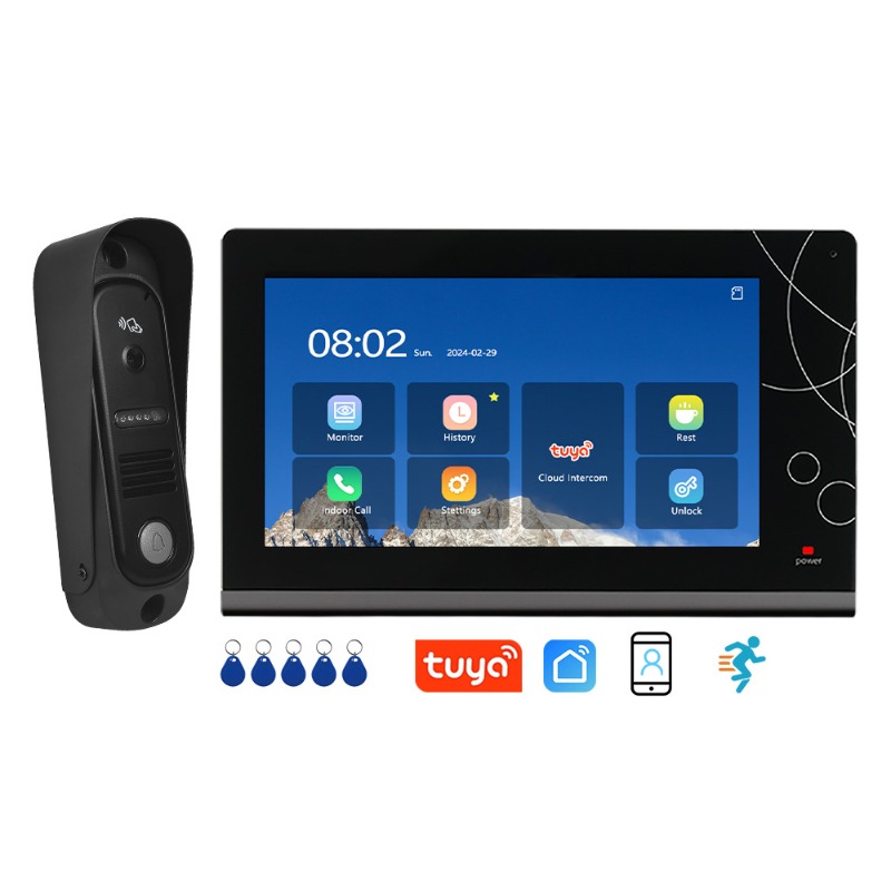 Smart Home 7 Inch WiFi Video D - Smart Doorbell Wired review and price